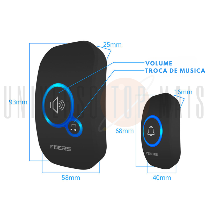 Campainha sem fio Smart Home