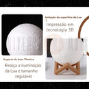 Luminária Decorativa Lua Iluminada Universo