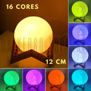 Luminária Decorativa Lua Iluminada Universo